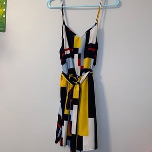 Color block romper!